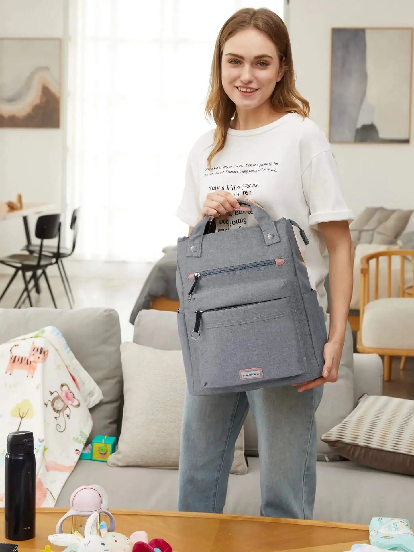 Large Capacity, Waterproof Diaper Backpack