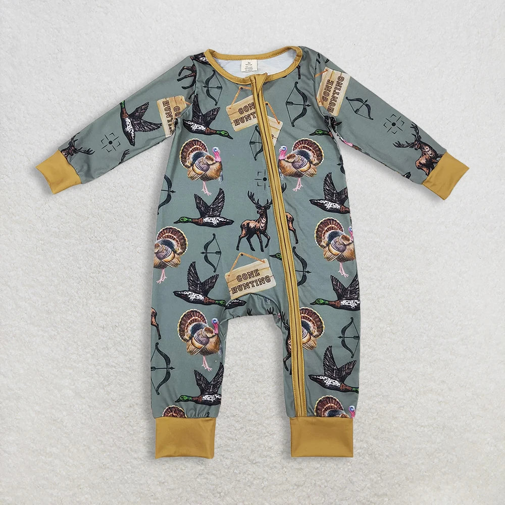 Woodland Guardian Bamboo Zip Romper
