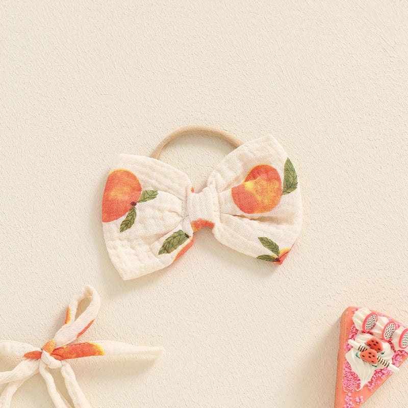 Peach Blossom Romper Set