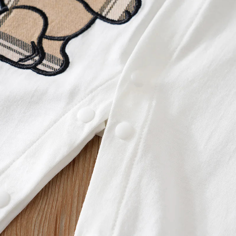 Baby Gentlemen Spring And Autumn Jumpsuit with Tie