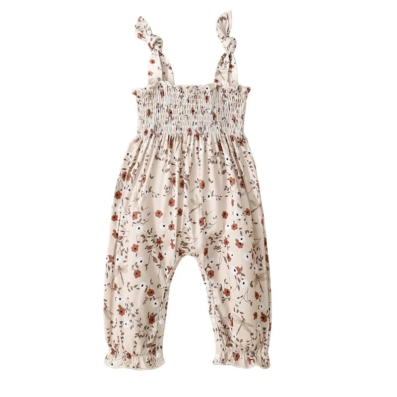 Meadow‑Knot Halter Romper
