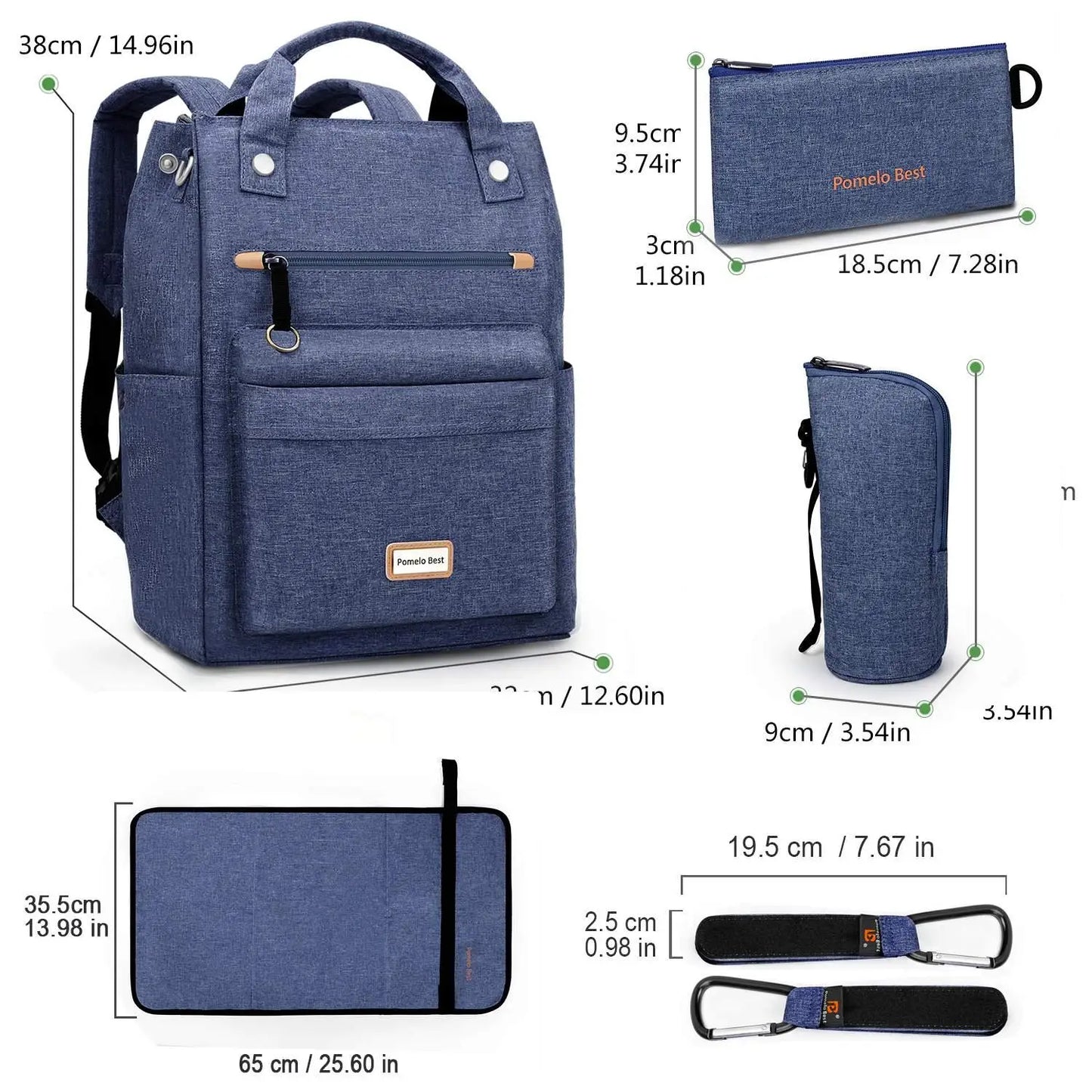 Large Capacity, Waterproof Diaper Backpack