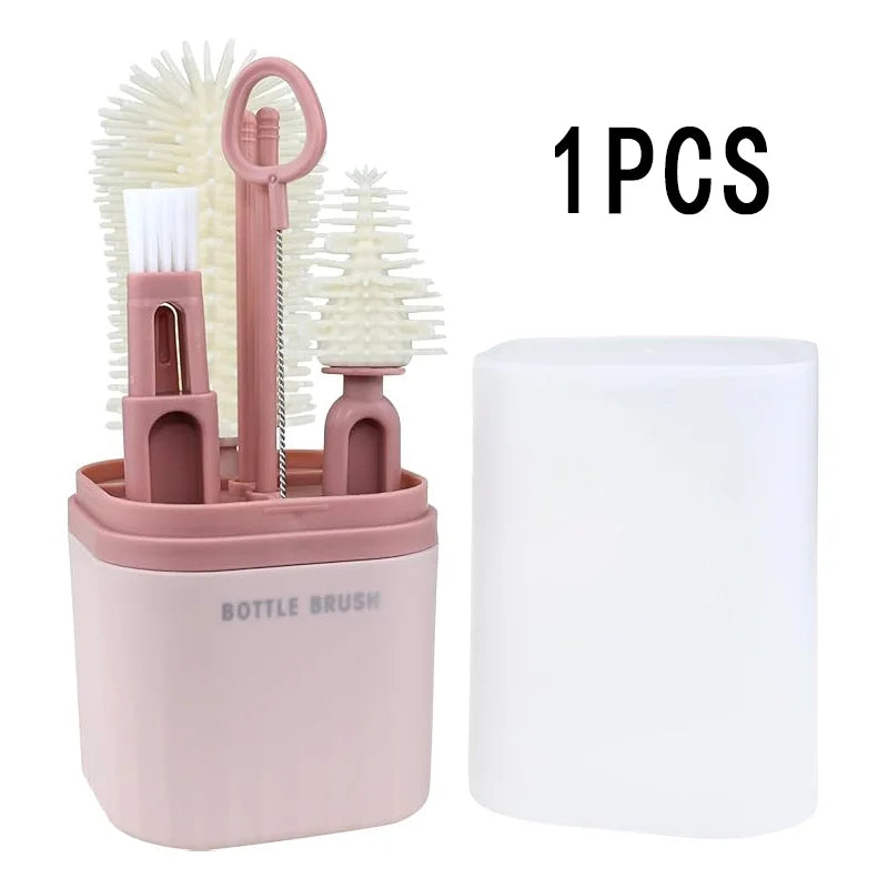 Multi-Use Silicone Bottle Brush Set