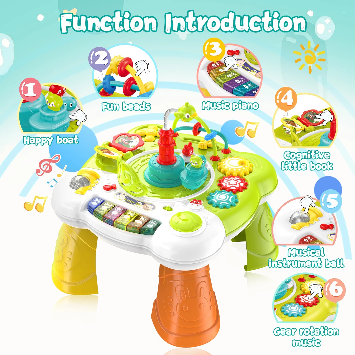 Toddler Musical Activity Table