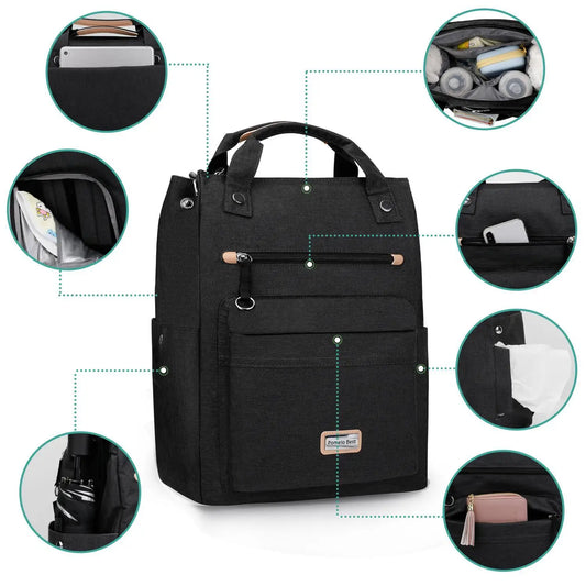 Large Capacity, Waterproof Diaper Backpack