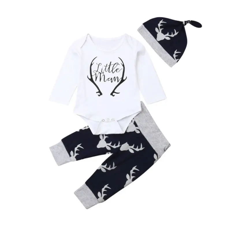 Antler‑Framed Little Man Set
