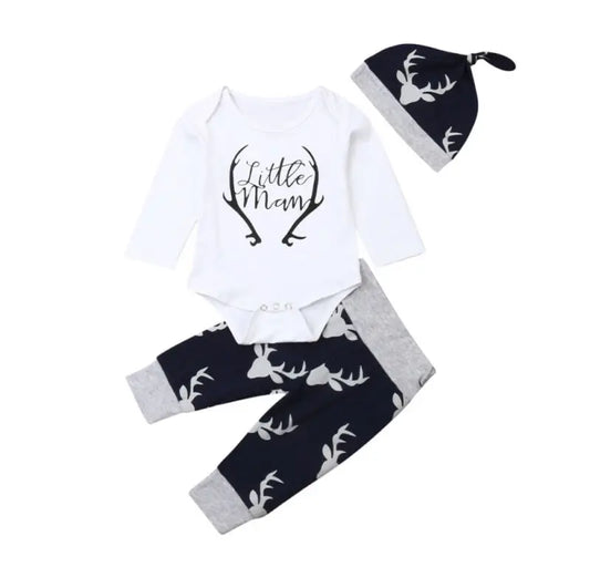 Antler‑Framed Little Man Set