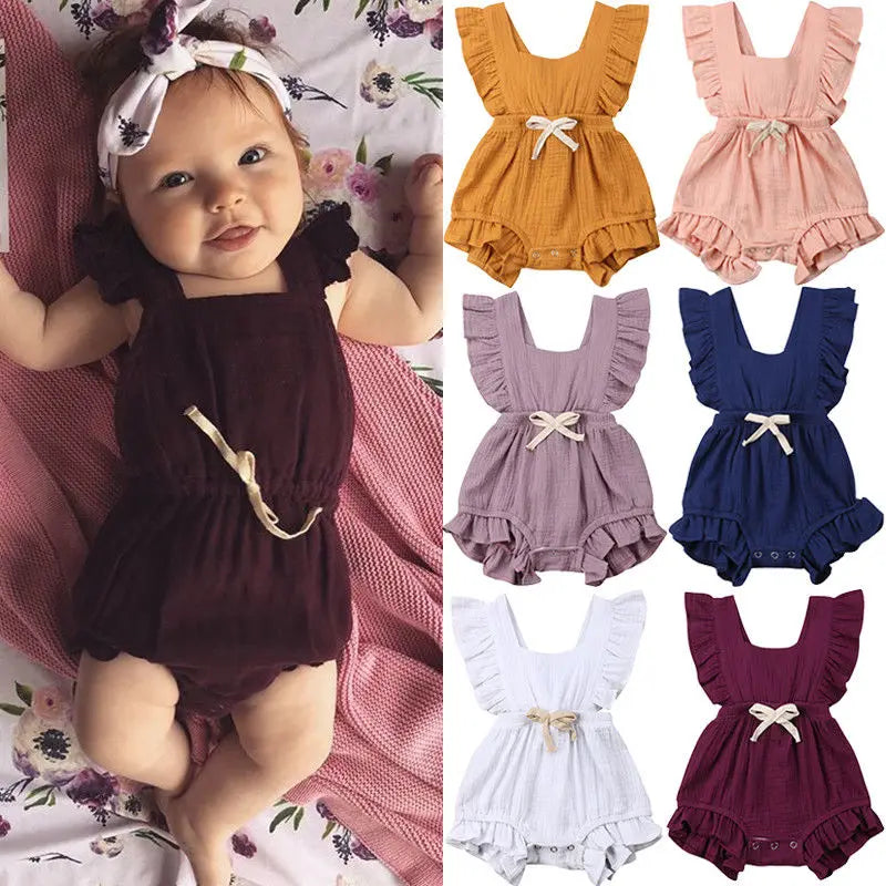 Sun‑Ruffle Meadow Bodysuit