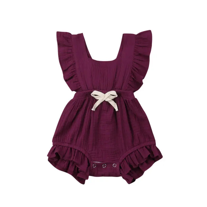 Sun‑Ruffle Meadow Bodysuit