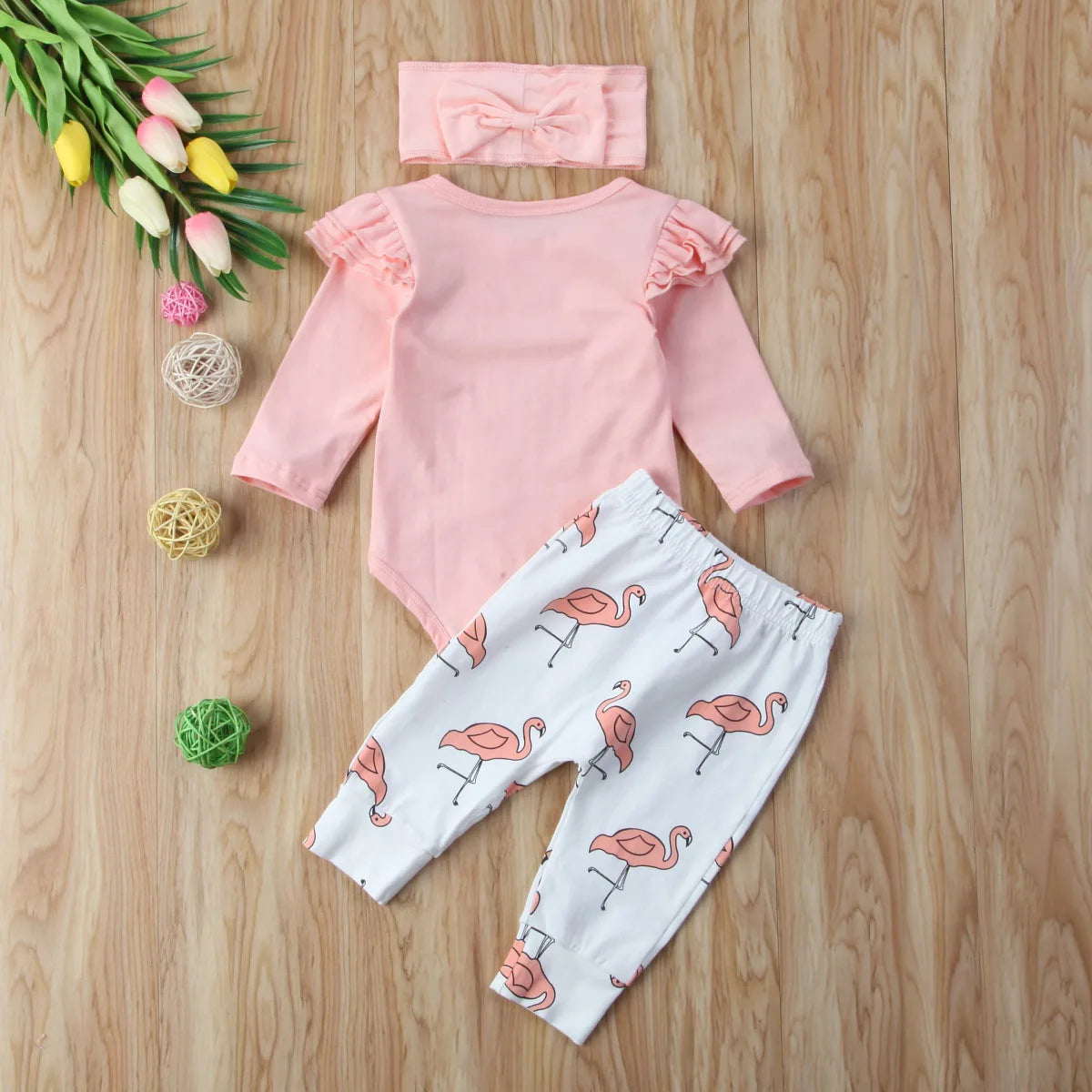 Flamingo‑Sprite Meadow Set