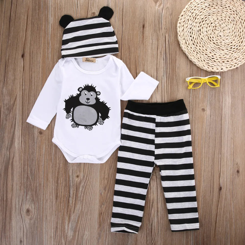 Comfy Long-Sleeve Romper Set