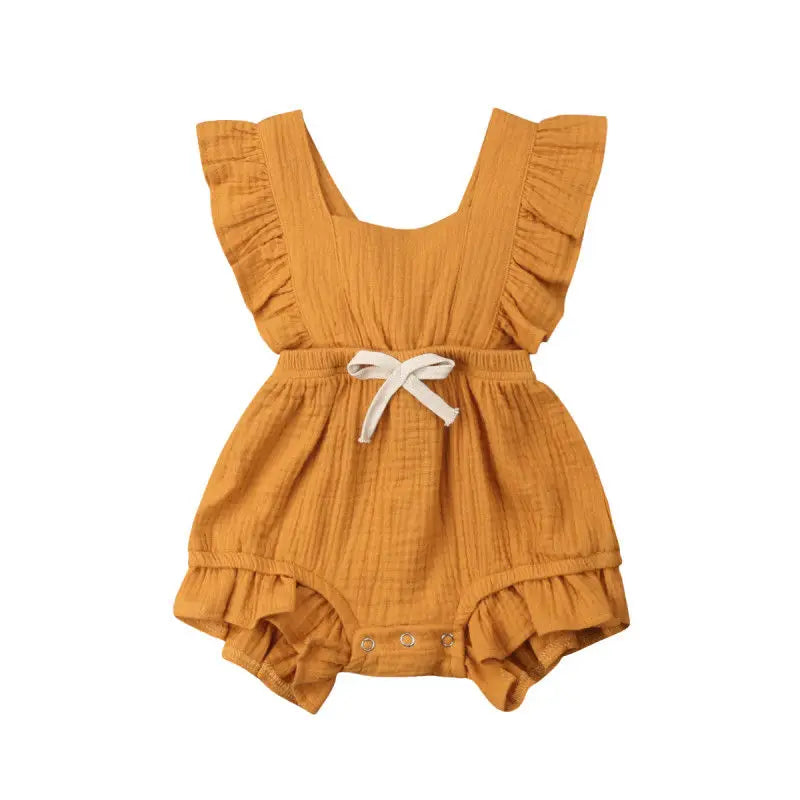 Sun‑Ruffle Meadow Bodysuit