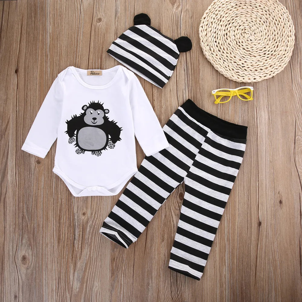 Comfy Long-Sleeve Romper Set