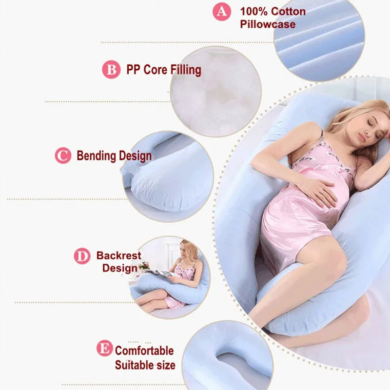 Harbor‑Hug Pregnancy Pillow