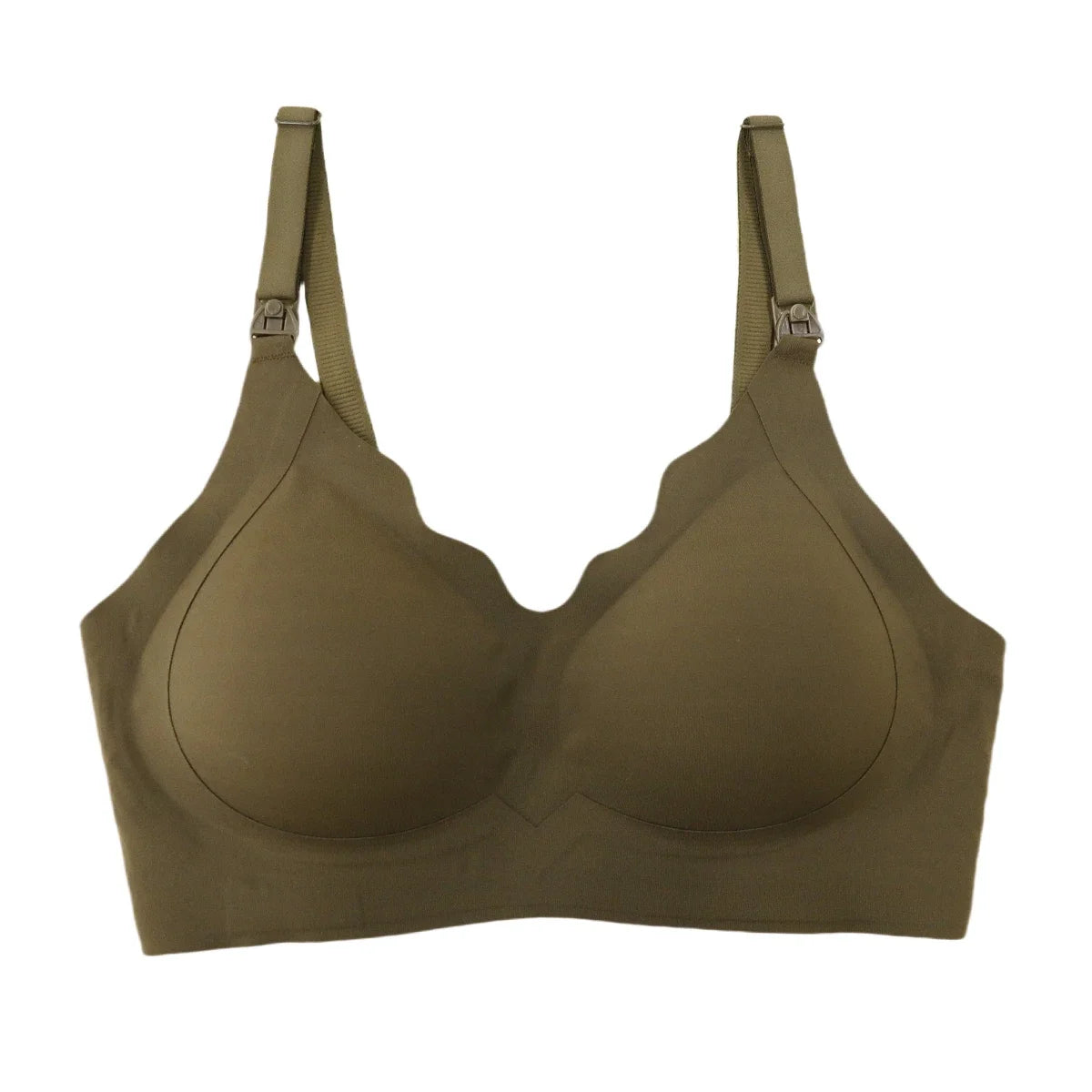 Wave‑Bloom Seamless Nursing Bra