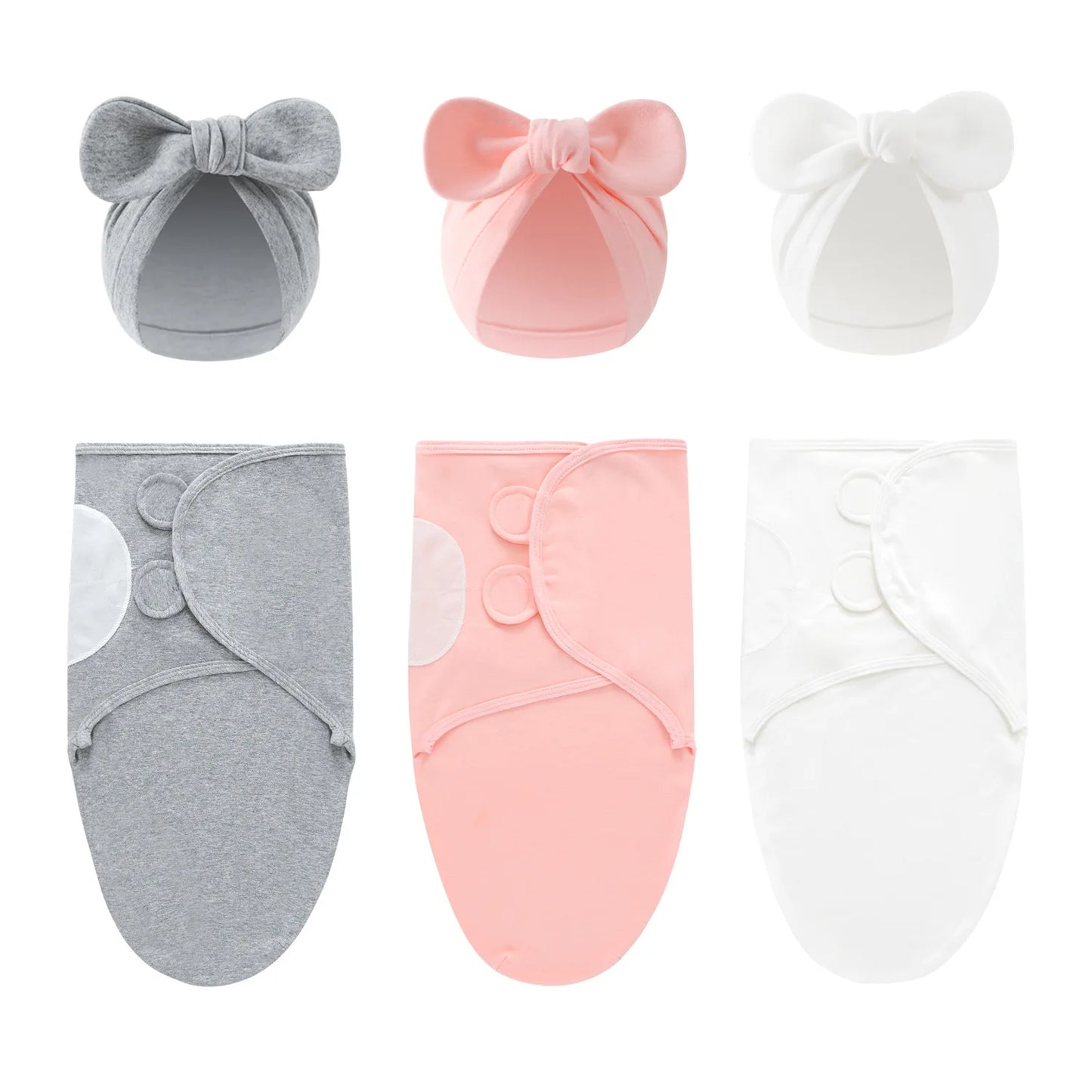 Newborn Swaddle Blanket Set