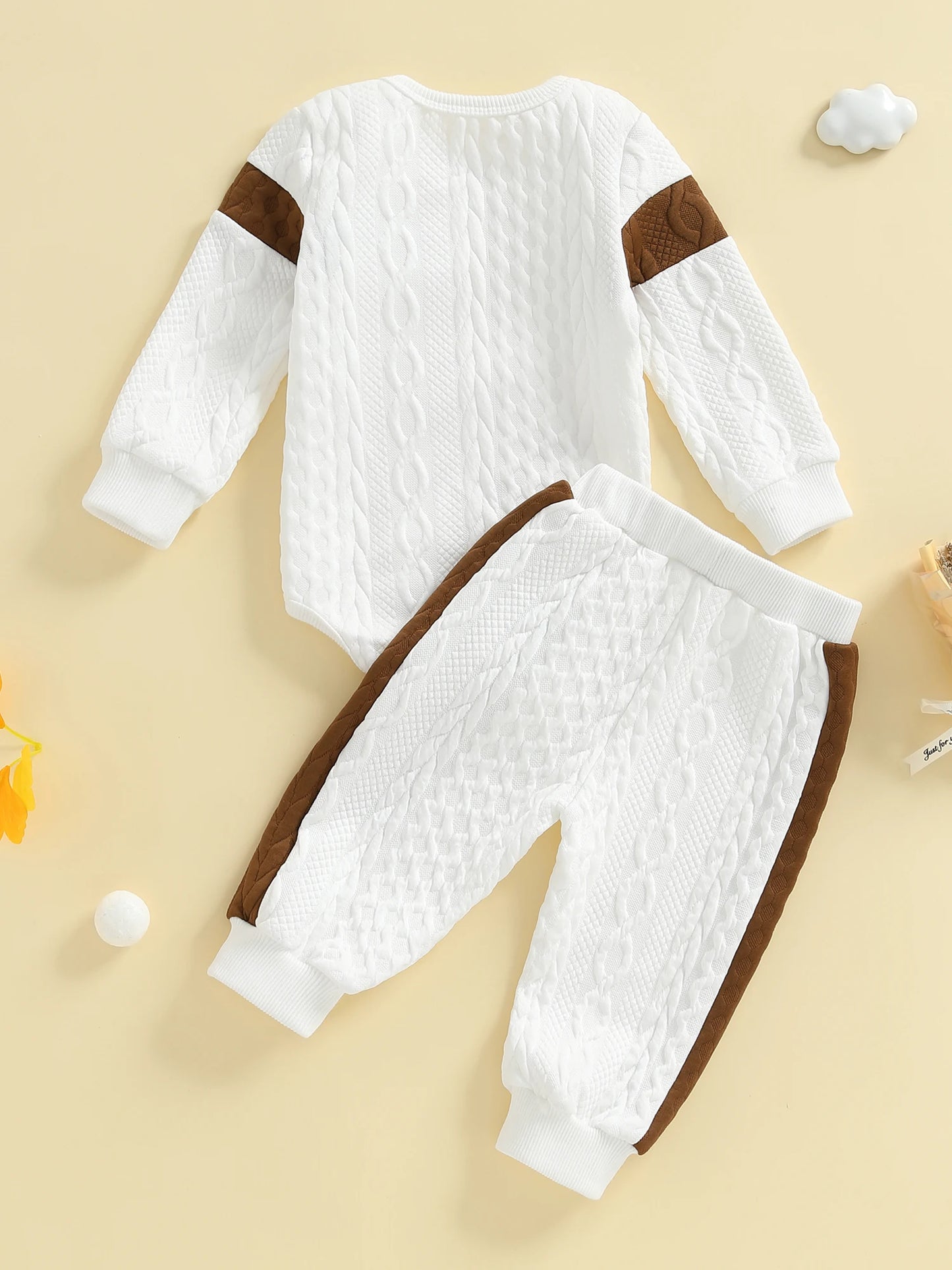 Mama’s Boy Waffle Knit Set