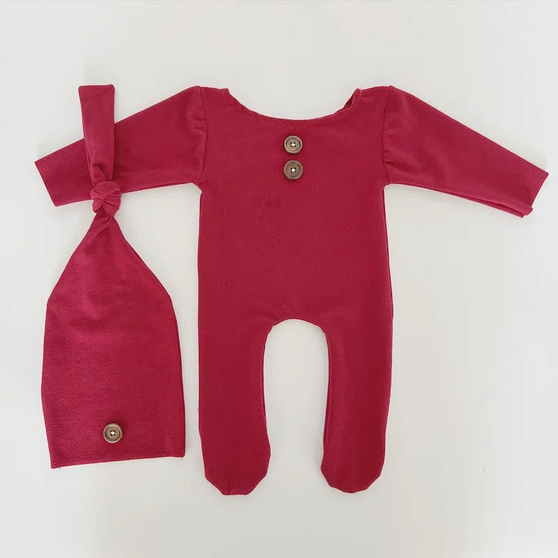 Newborn Photography Romper Set Accessories For Photoshoot