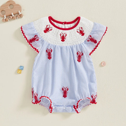 Little Lobster Tide Romper