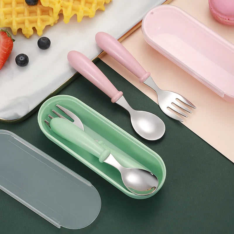 Children’s Utensil 3‑Set with Travel Case