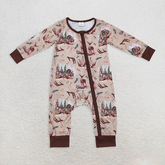 Autumn‑Buck Meadow Romper
