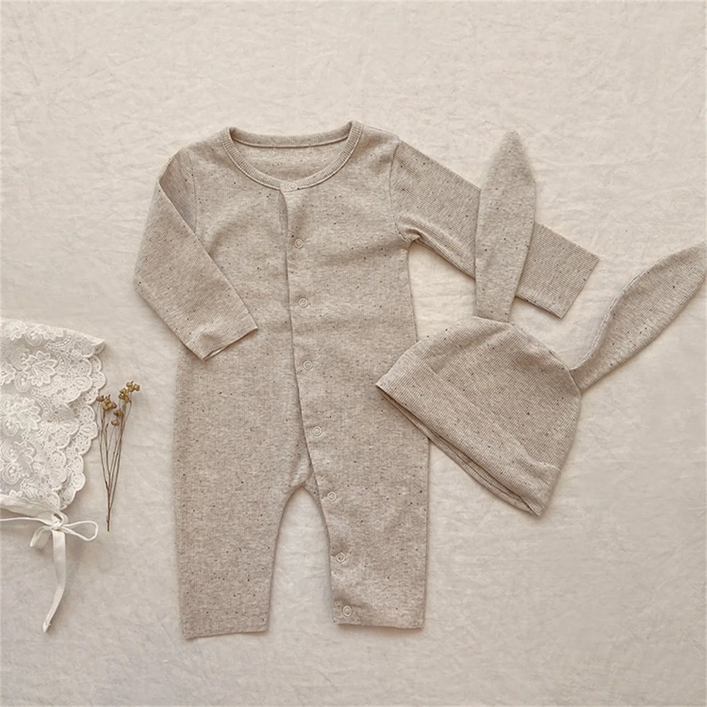 Bunny‑Ear First Easter Romper