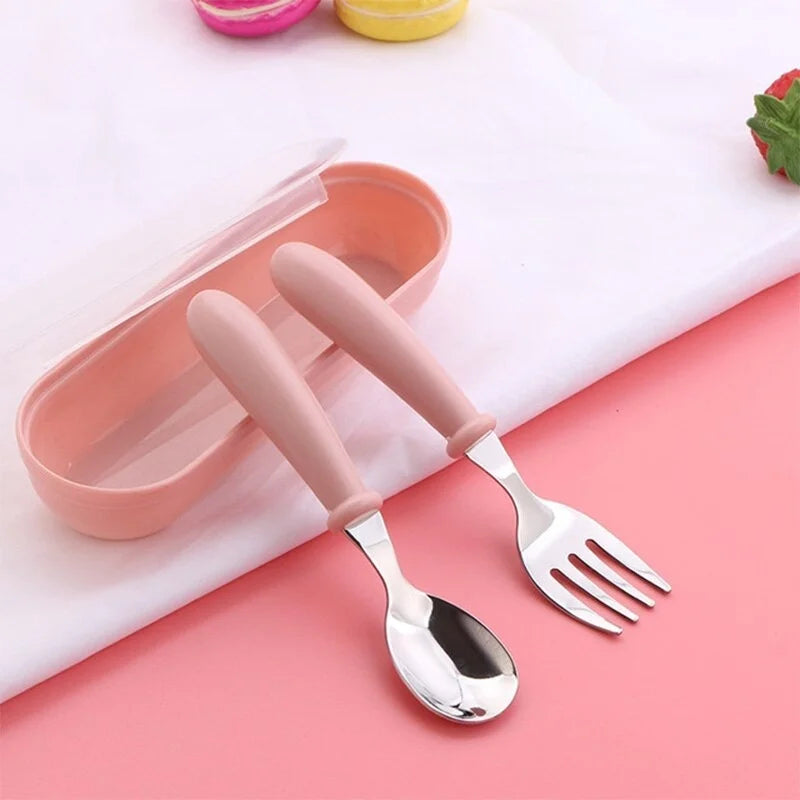 Children’s Utensil 3‑Set with Travel Case