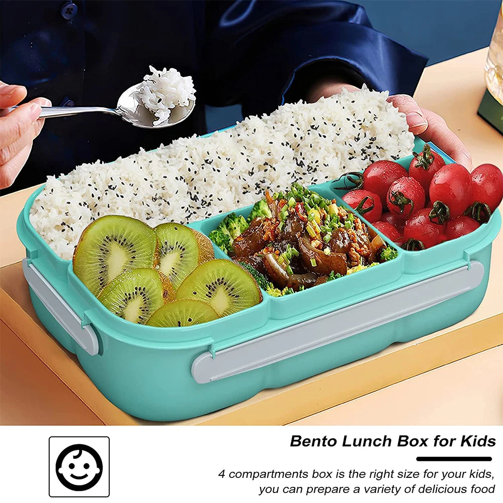 Portable Plastic Lunch/Bento Box
