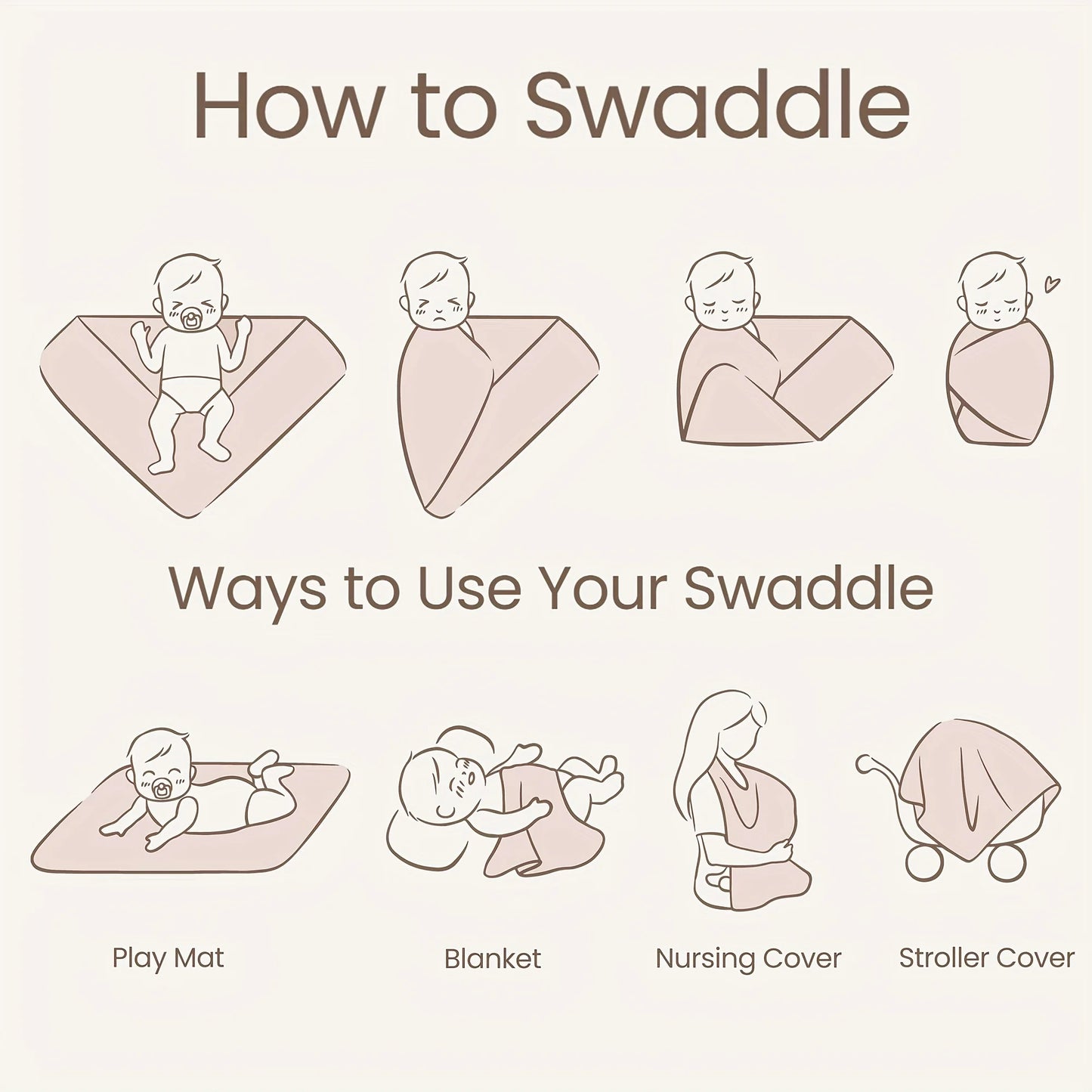 Baby Swaddle Blankets (2)