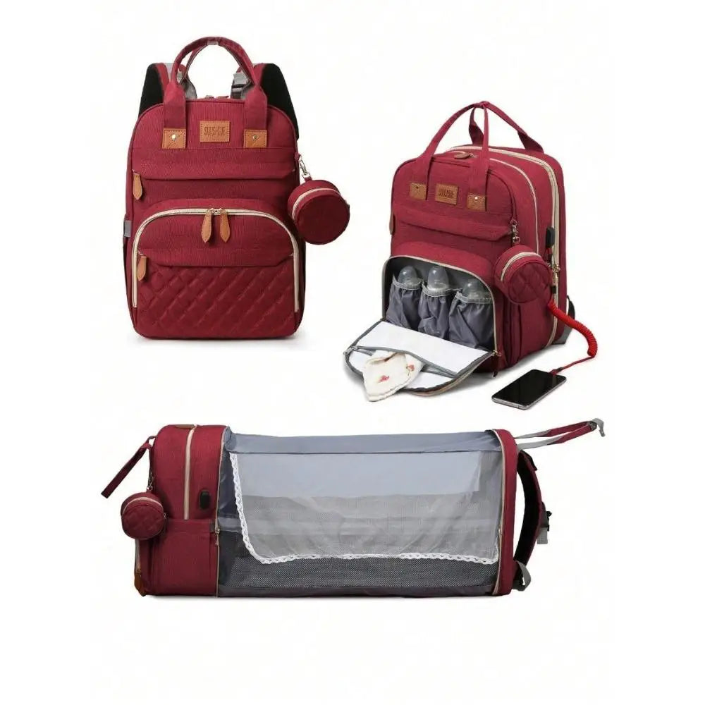 Hearth‑Wayfold Diaper Backpack