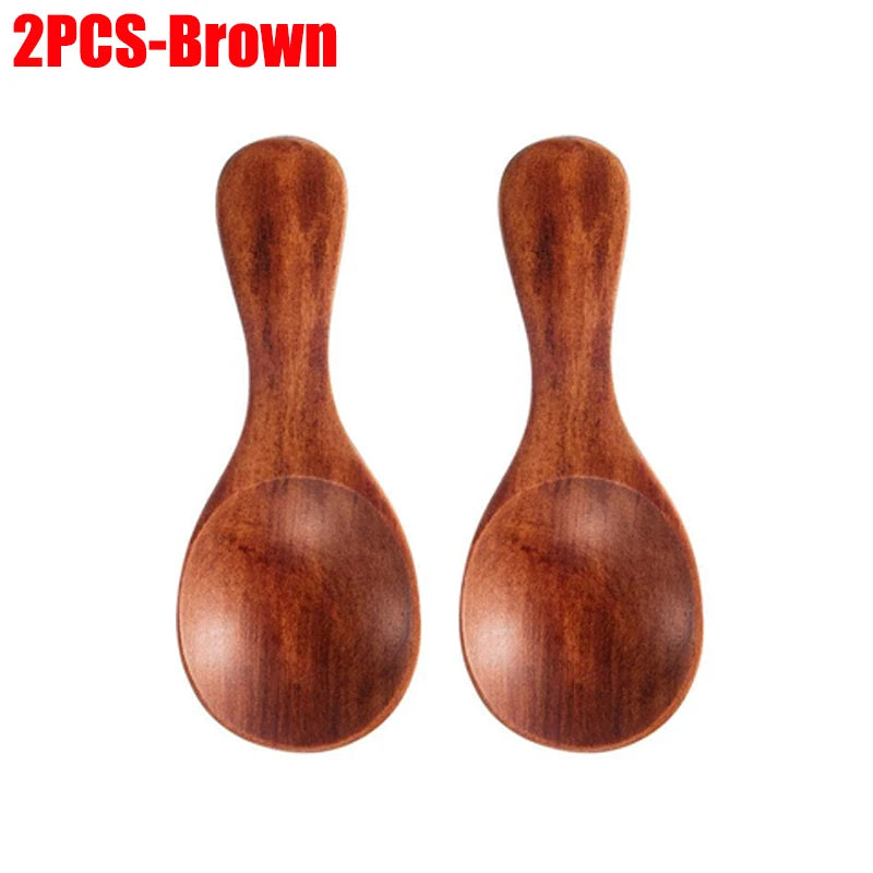 Mini Natural Wooden Spoons – 10-Pack