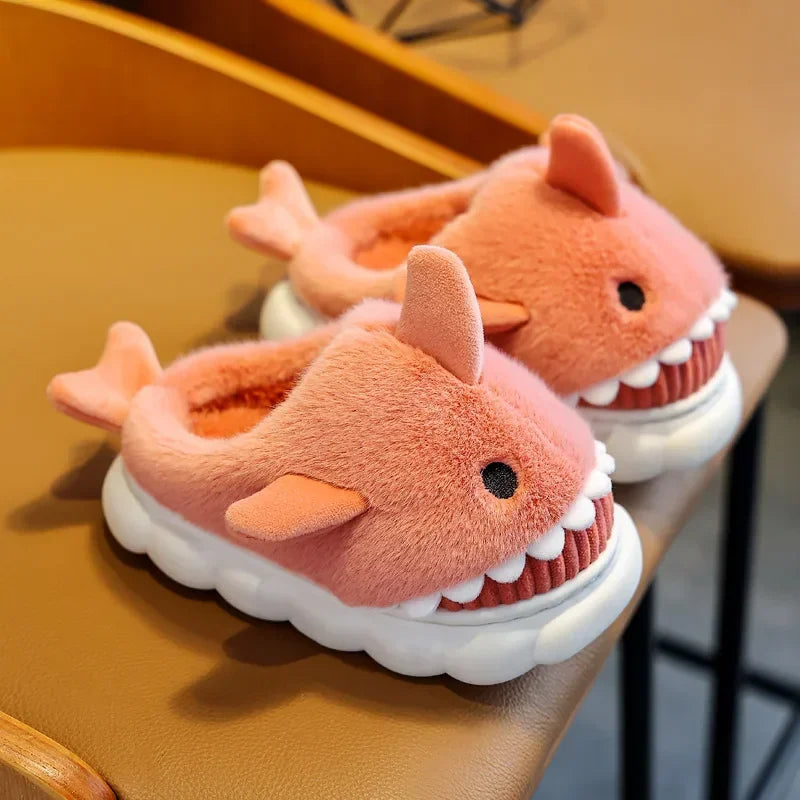 Shark Cotton Slippers For Indoor Home Use