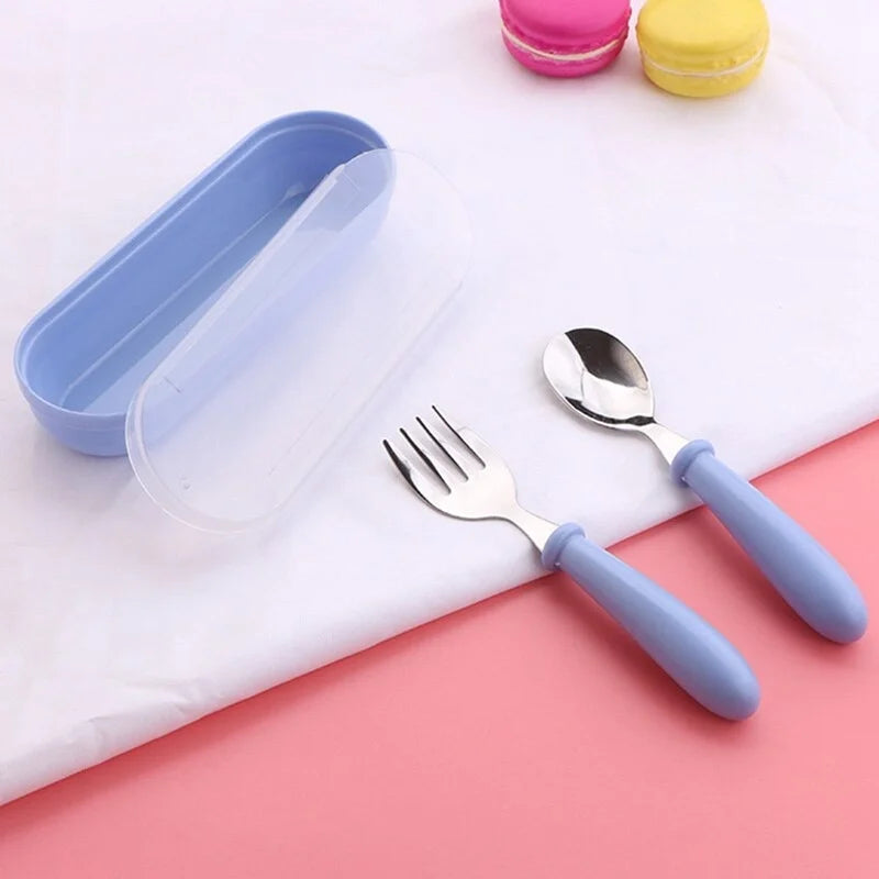 Children’s Utensil 3‑Set with Travel Case