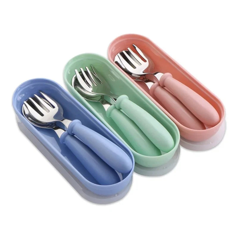 Children’s Utensil 3‑Set with Travel Case