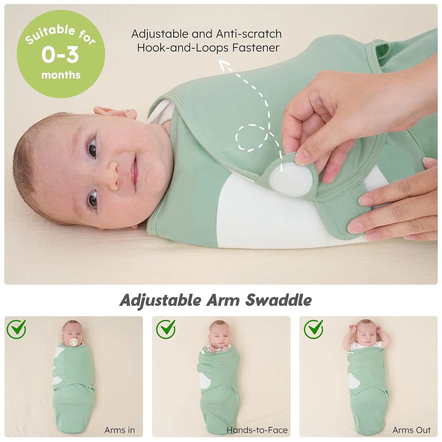 Newborn Swaddle Blanket Set