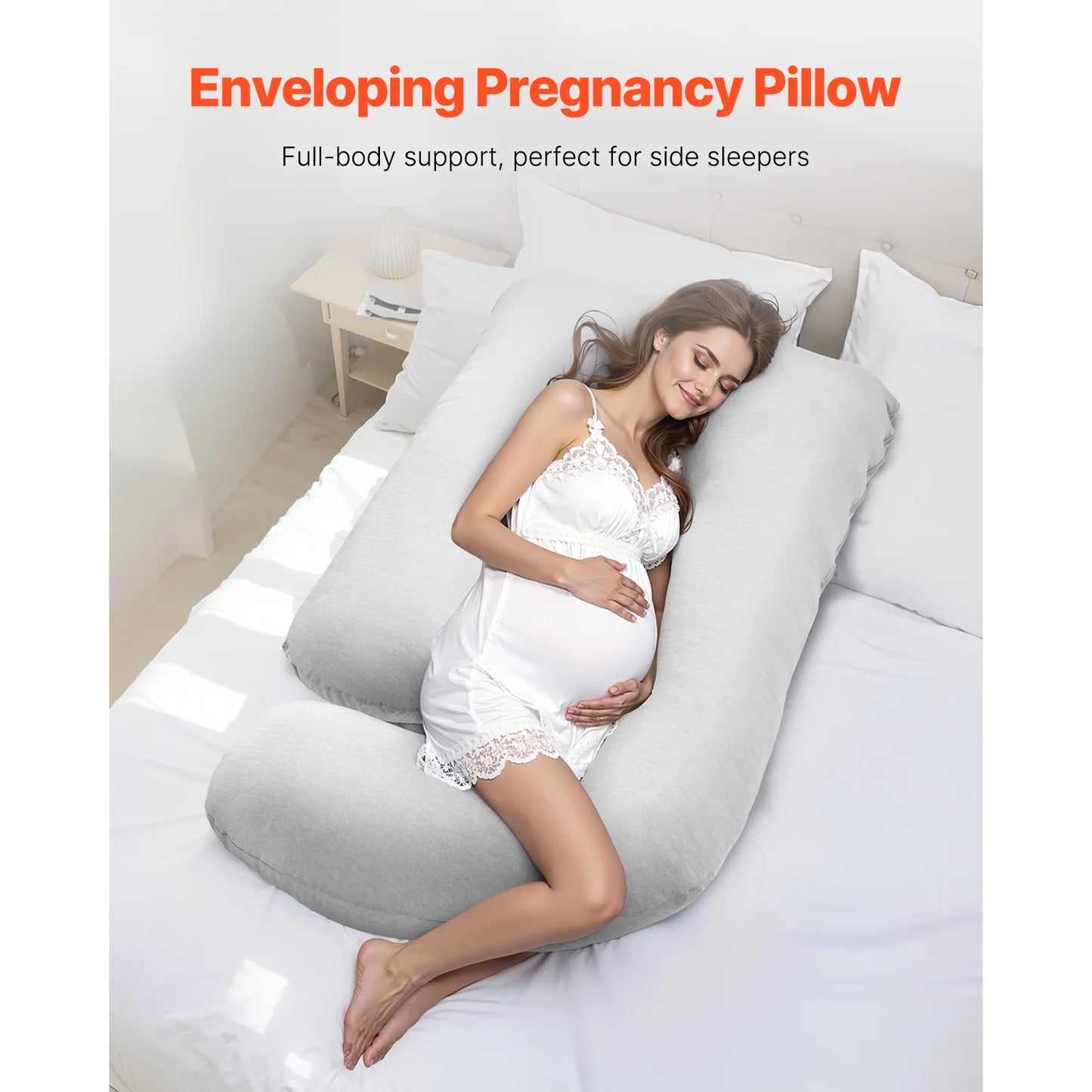 G‑Curve Hearth‑Nest Maternity Pillow
