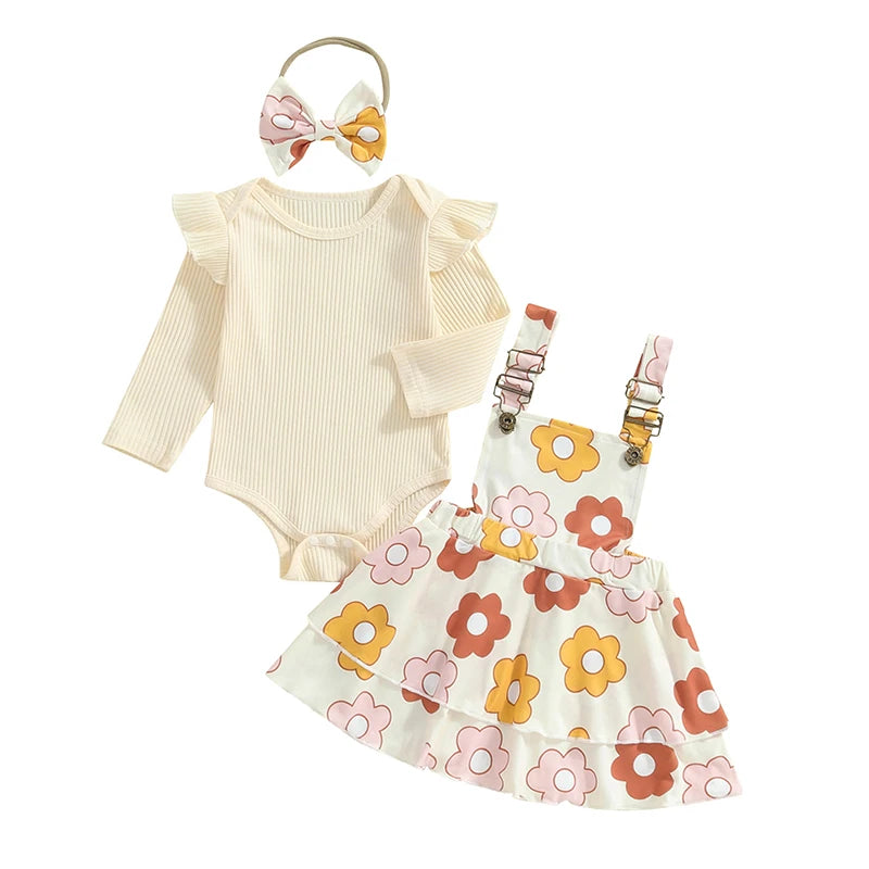 Hearthwoven Plaid Ruffle Set