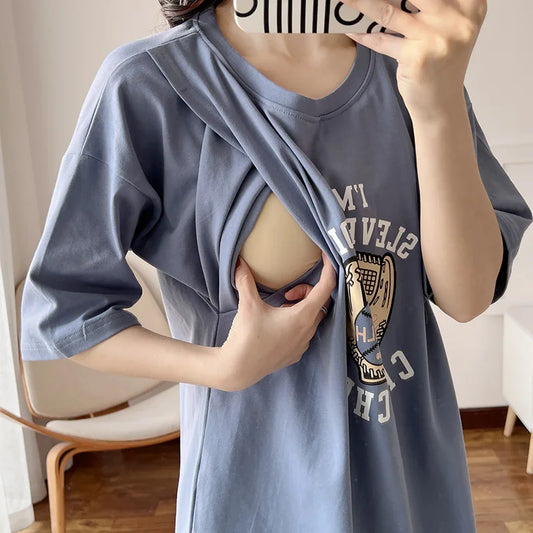 Hearth‑Whisper Maternity Tee