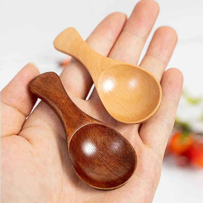 Mini Natural Wooden Spoons – 10-Pack