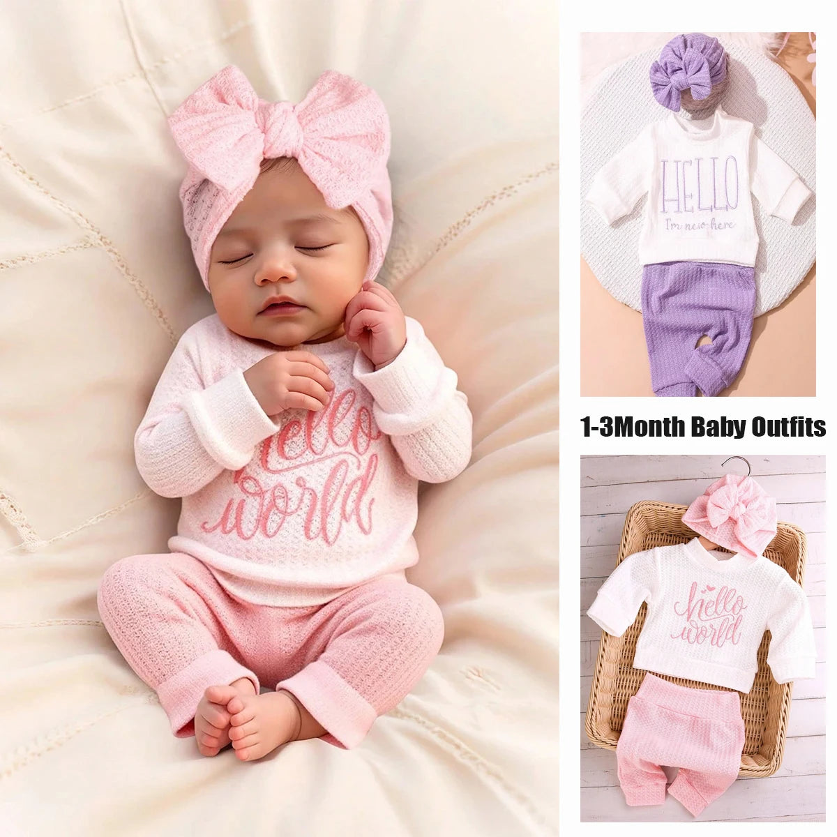 "Hello" Seedling Photo Set