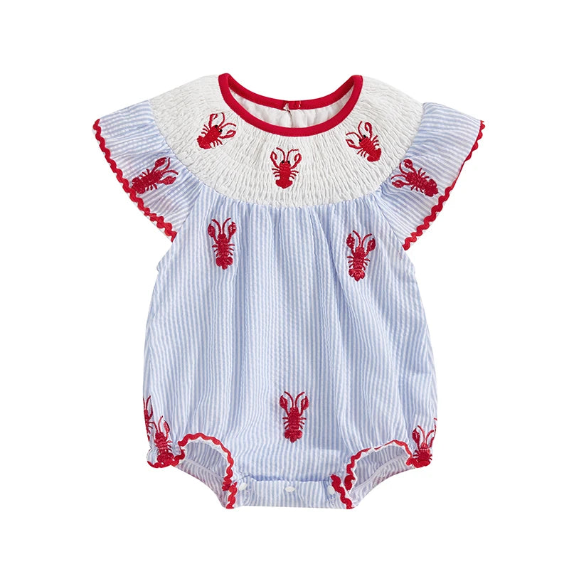 Little Lobster Tide Romper
