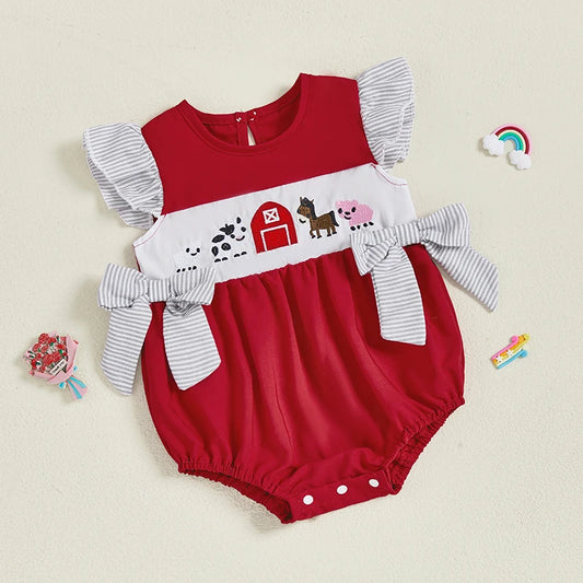 Barnyard Blossom Romper