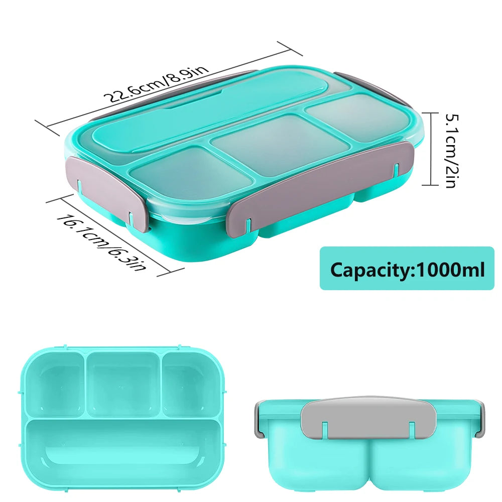 Portable Plastic Lunch/Bento Box