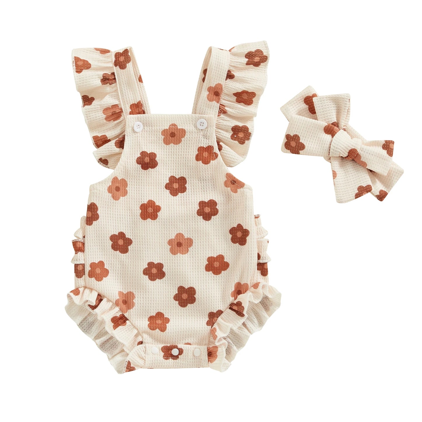 Sunlit Blossom Romper