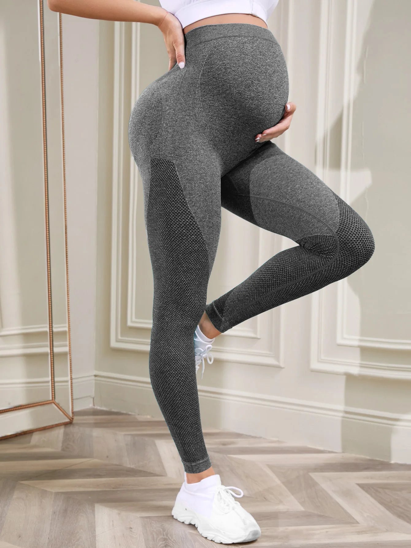 Healthy‑Stride Over‑Belly Leggings