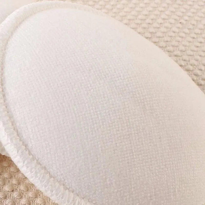 Linen-Hearth Milk‑Catch Pads