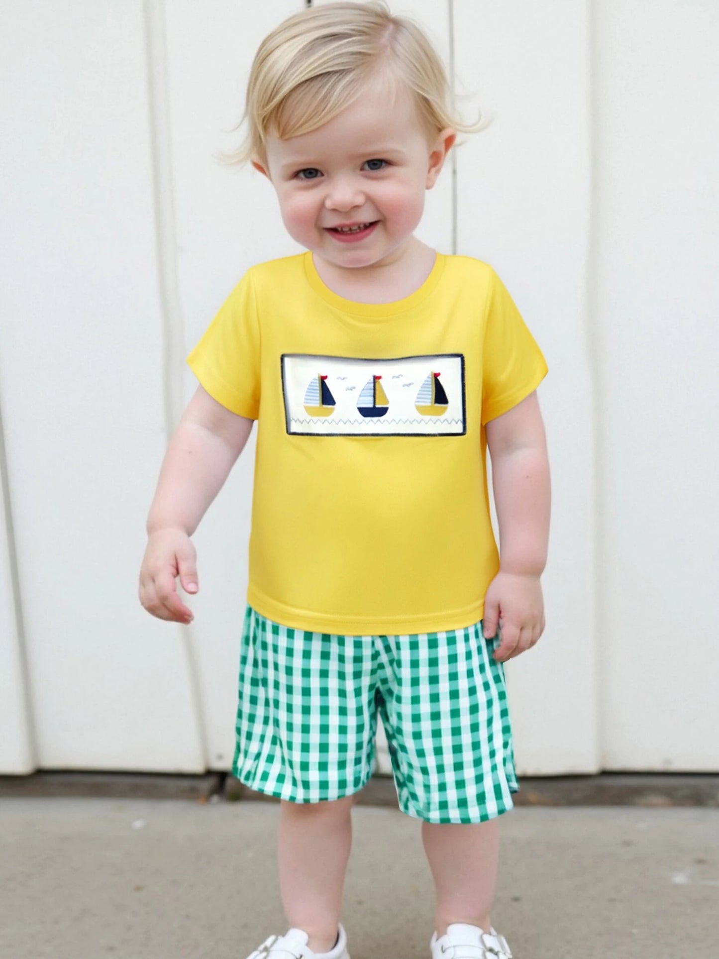 Sunward Boat & Plaid Set