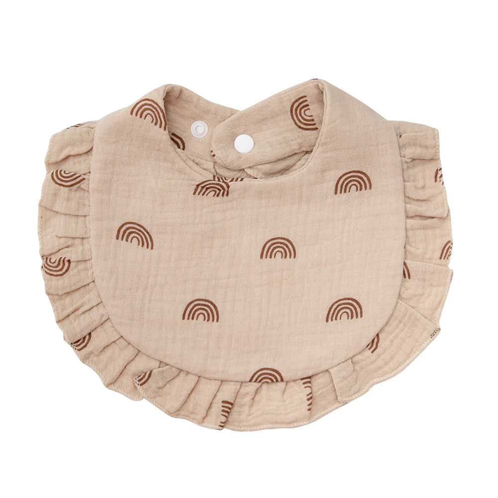 Ruffled Blossom Feeding Bib