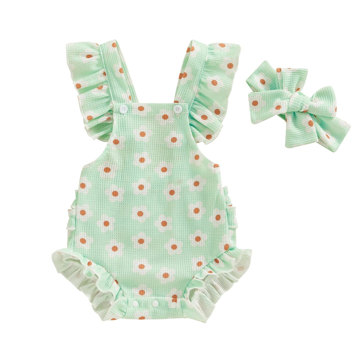 Sunlit Blossom Romper