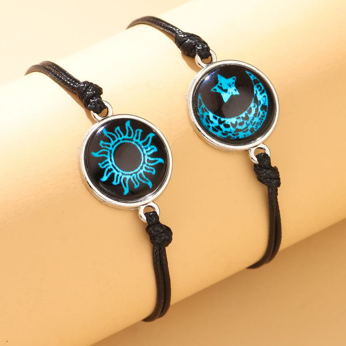 Sun‑Moon Bond Glow Bracelets